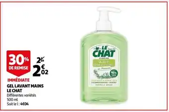 Auchan Gel lavant mains offre