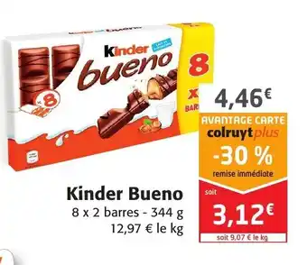 Colruyt Kinder bueno offre