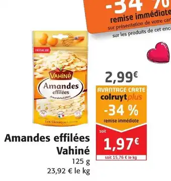 Amandes effilées vahiné