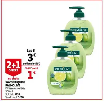 Auchan Savon liquide offre