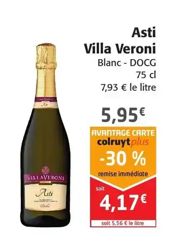 Colruyt Asti villa veroni offre