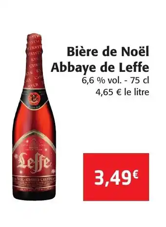 Colruyt Bière de noel abbaye de leffe offre