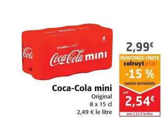 Colruyt Coca-cola mini offre