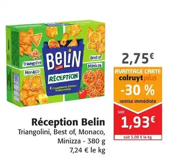 Colruyt Réception belin offre