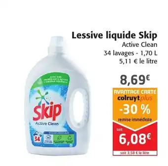 Colruyt Lessive liquide skip offre
