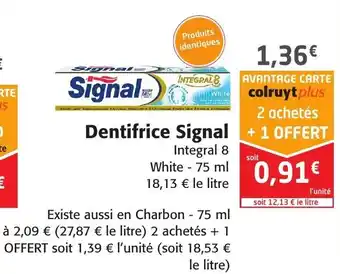 Colruyt Dentifrice signal offre