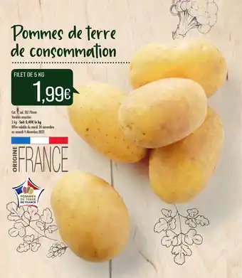 Match Pommes de terre de consommation offre