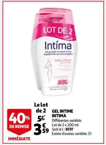 Auchan Gel intime offre