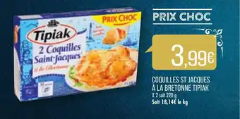 Match Coquilles st jacques à la bretonne tipiak offre