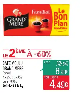Match Café moulu grand mere offre