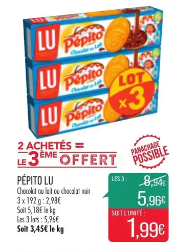 Match Pépito lu offre