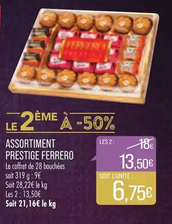 Match Assortiment prestige ferrero offre