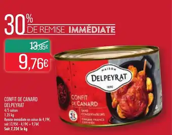 Match Confit de canard delpeyrat offre