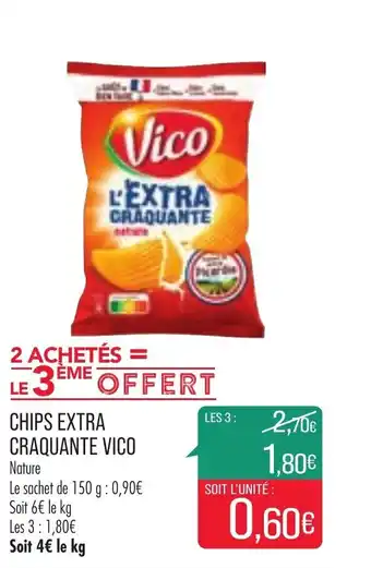 Match Chips extra craquante vico offre