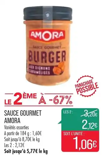 Sauce gourmet amora