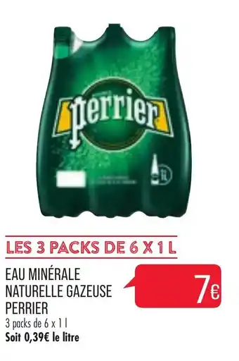 Match Eau minérale naturelle gazeuse perrier offre
