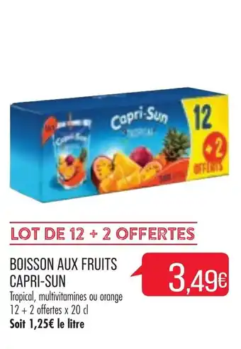 Match Boisson aux fruits capri-sun offre