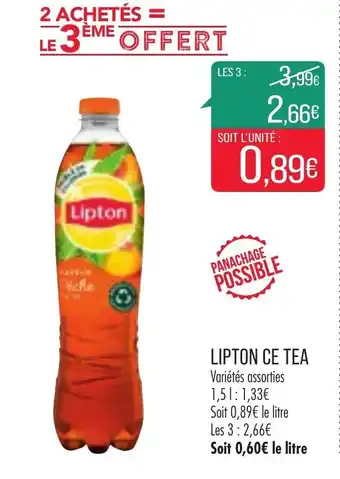 Match Lipton ice tea offre