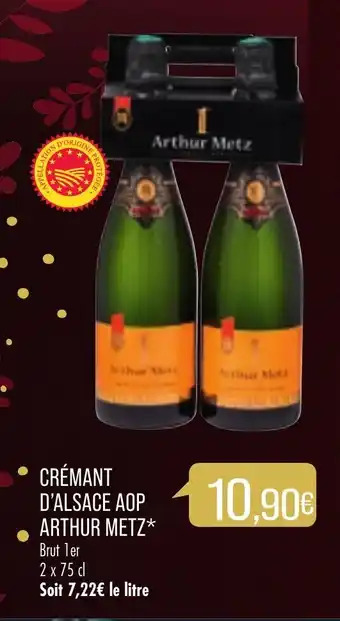 Match Crémant d'alsace aop arthur metz offre