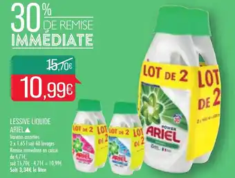Match Lessive liquide ariel offre