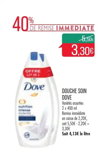 Match Douche soin dove offre
