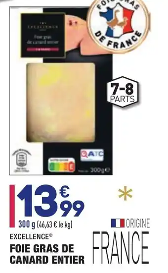 ALDI Foie gras de canard entier offre