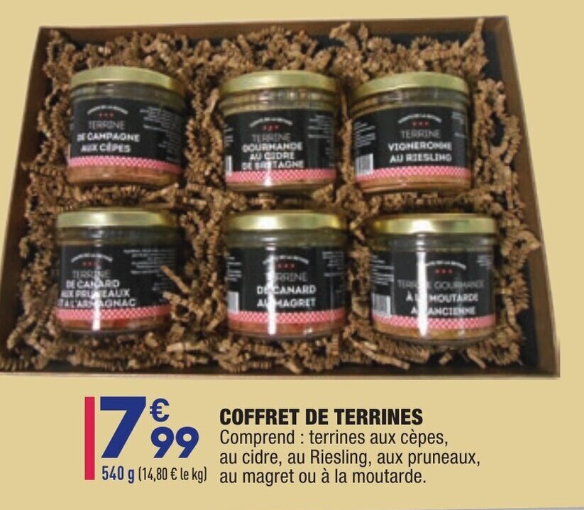 Promo Coffret de terrines chez ALDI