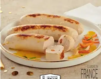 3 Boudins blancs aux cepes