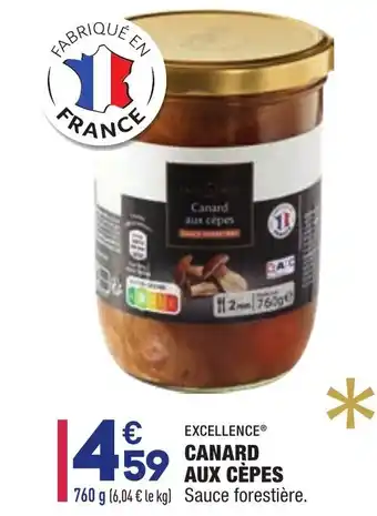 ALDI Canard aux cèpes offre