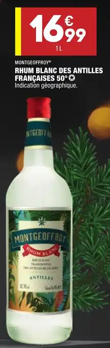 ALDI Rhum Blanc des Antilles françaises 50° offre