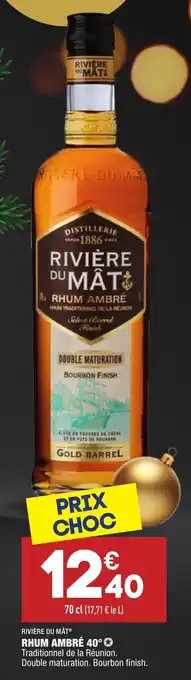ALDI Rhum Ambré 40° offre
