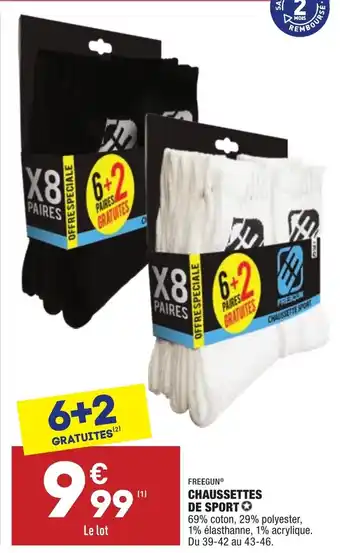 ALDI Chaussettes de Sport offre