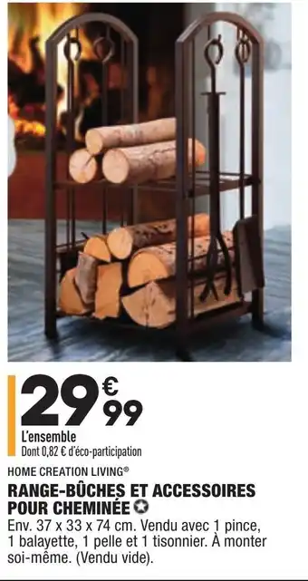 ALDI Range-buches et Accessoires pour cheminée offre