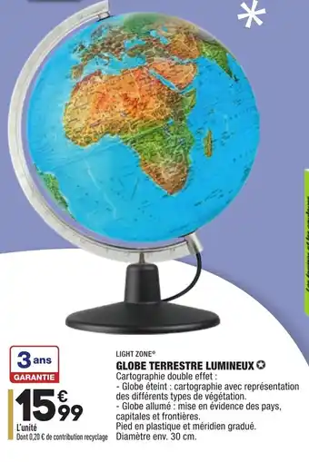 Globe Terrestre Lumineux