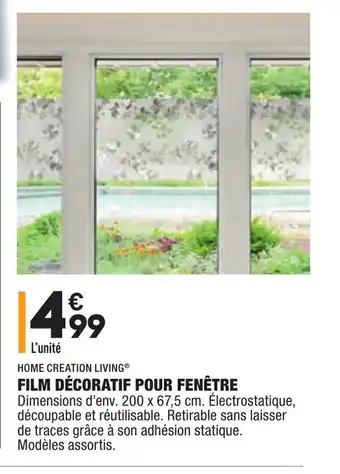 ALDI Film Décoratif Pour Fenêtre offre