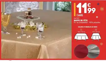 ALDI Nappe de Fête offre