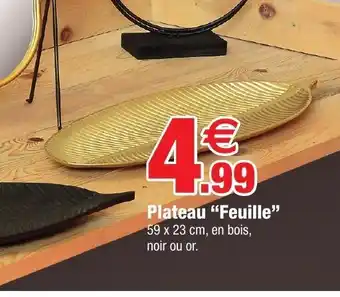 Plateau Feuille