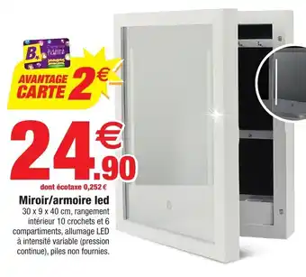 Miroir/Armoire Led