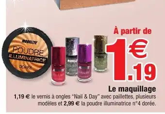 Bazarland Le Maquillage offre