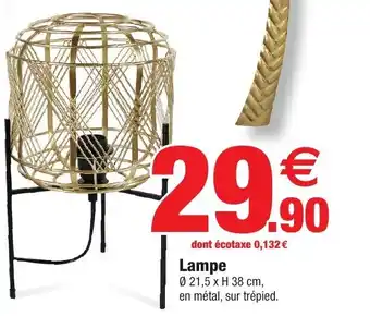 Bazarland Lampe offre