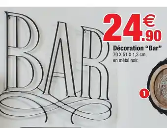 Décoration Bar