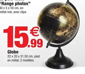 Bazarland Globe offre