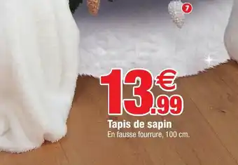 Bazarland Tapis de Sapin offre