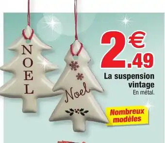 Bazarland La Suspension Vintage offre