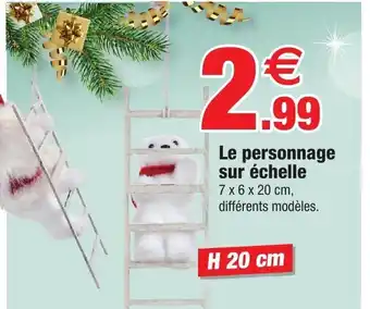 Le Personnage Sur Échelle