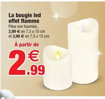 Bazarland La Bougie Led Effet Flamme offre