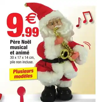 Père Noël Musical Et Animé