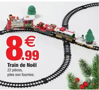 Bazarland Train de Noël offre