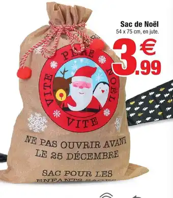 Bazarland Sac de Noël offre