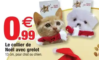 Bazarland Le Collier de Noël Avec Grelot offre